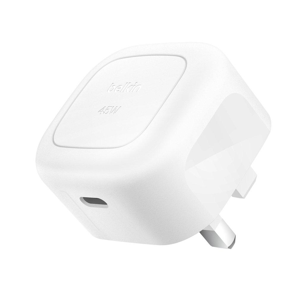Belkin USB-C 45W Charger with Cable, WCA013MY1MWH-B6 - White