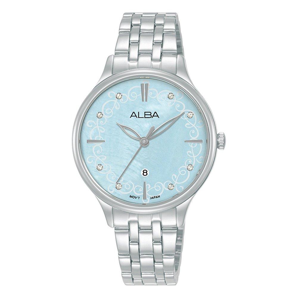 Alba 32mm Fashion Watch for Women, Analog, Stainless steel Band, AH7CR9X1- Silver