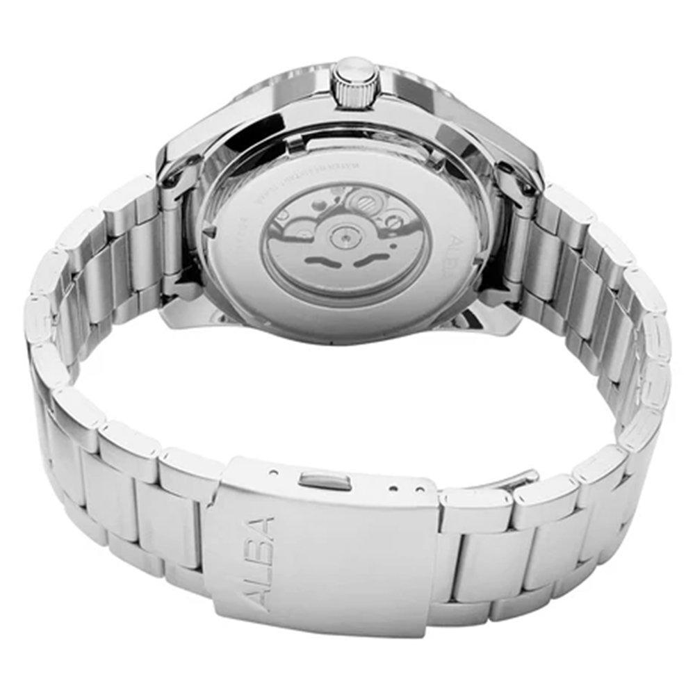 Alba Active Men's Watch, Analog, 44.5mm, Stainless Steel Strap, AL4579X1- Silver