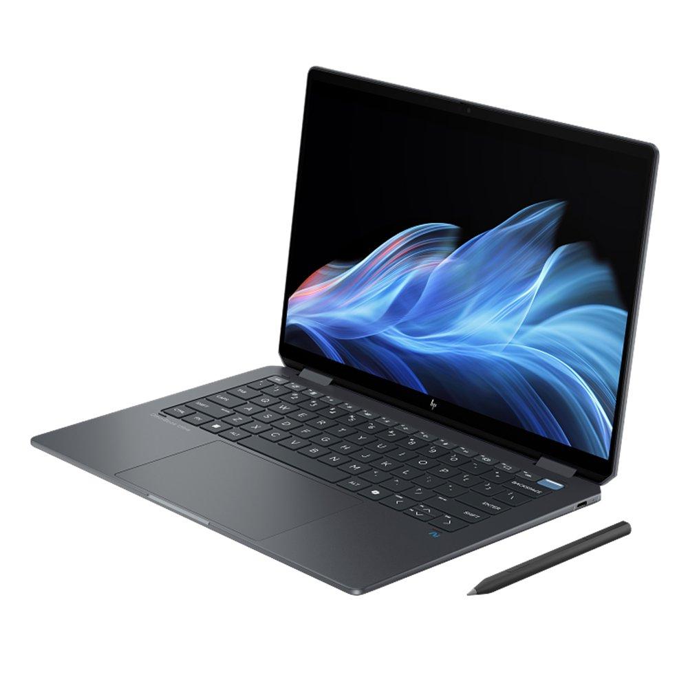 HP OmniBook Ultra Flip Laptop, Intel Core Ultra 9 Processor, 32GB RAM, 2TB SSD, Intel Arc Graphics, 14-inch, Windows 11 Home, B2CN9EA#ABV – Grey