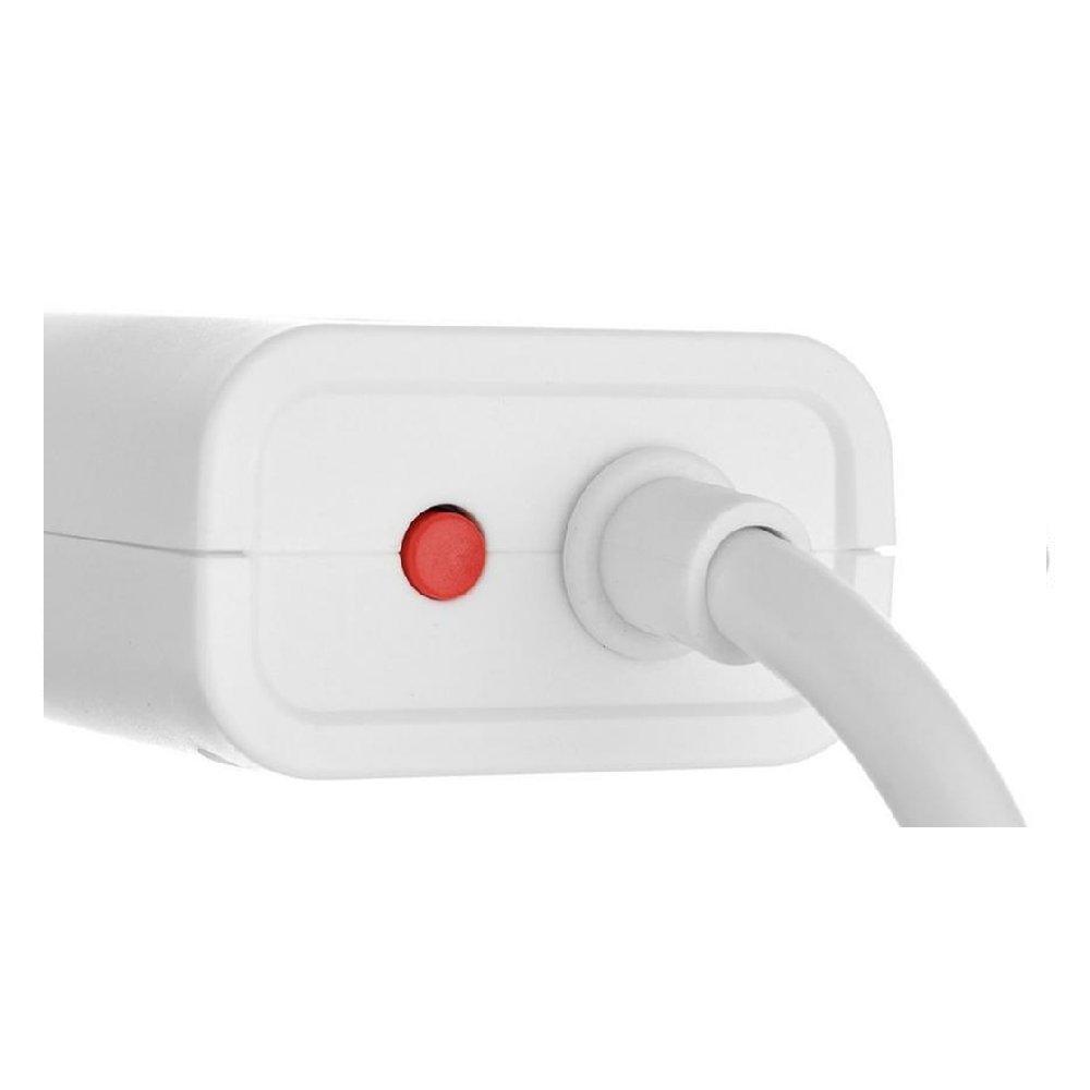 Philips Power Extension Cord 4 Port, 2M - White