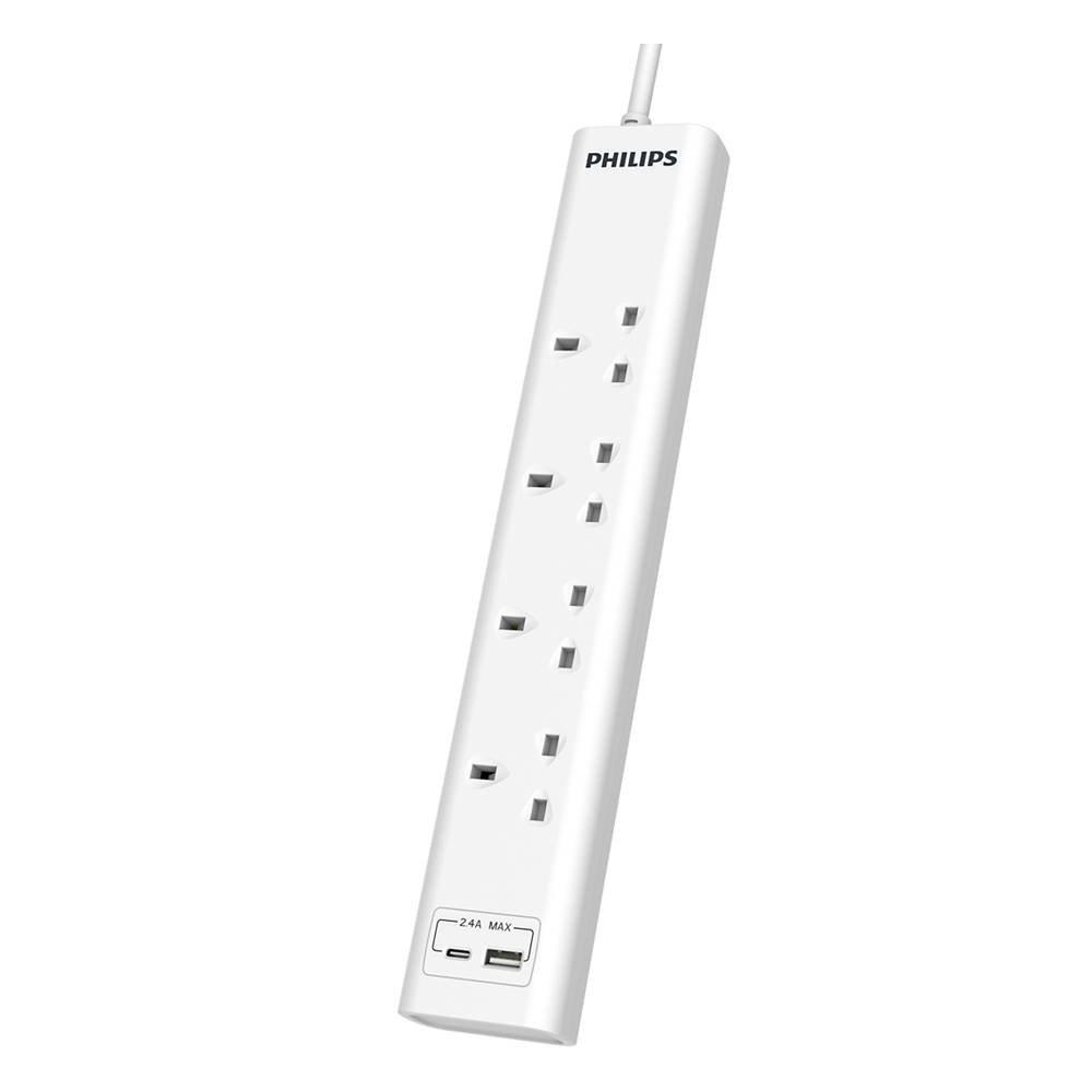 فيليبس Philips 4-way Power Extension 3m