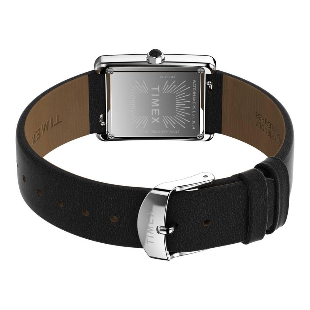 Timex Hailey Women’s Casual Watch, Analogue, 24mm, Leather Strap, TW2W63800- Black