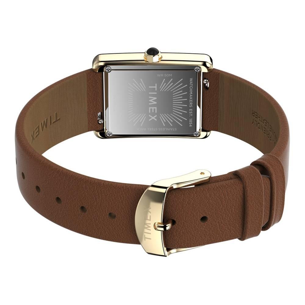 Timex Hailey Women’s Casual Watch, Analogue, 24mm, Leather Strap, TW2W63900- Gold-Tone