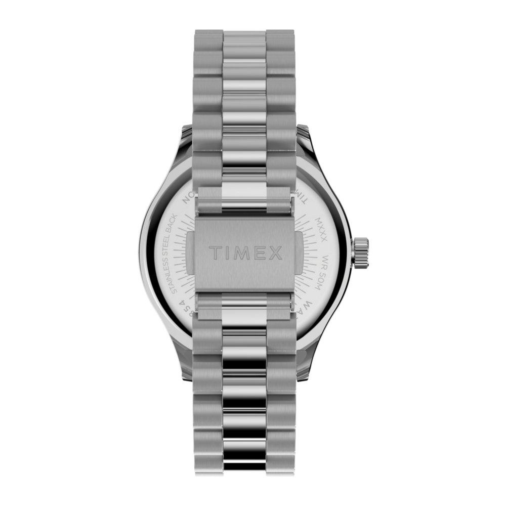 Timex Legacy Women Watches, Analog, 34mm, Stainless Steel Strap, TW2W85300 - Mother of Pearl 