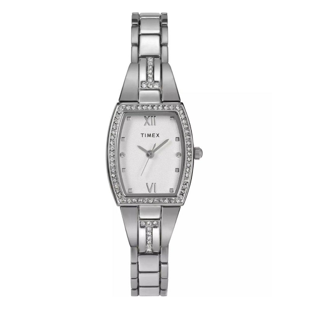 Timex Watch For Women 22mm Silver Strap TW2W95600 Silver