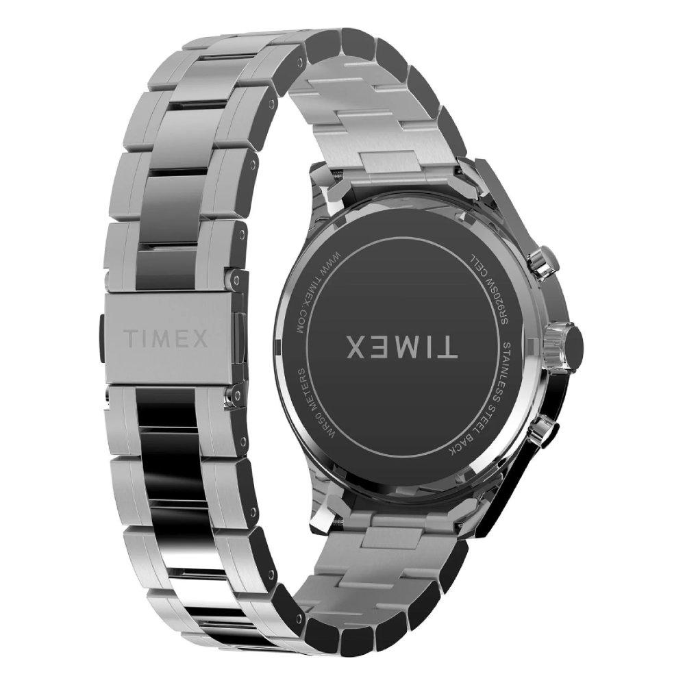 Timex Watch For Men 43mm Silver Strap TW2Y01400 Silver