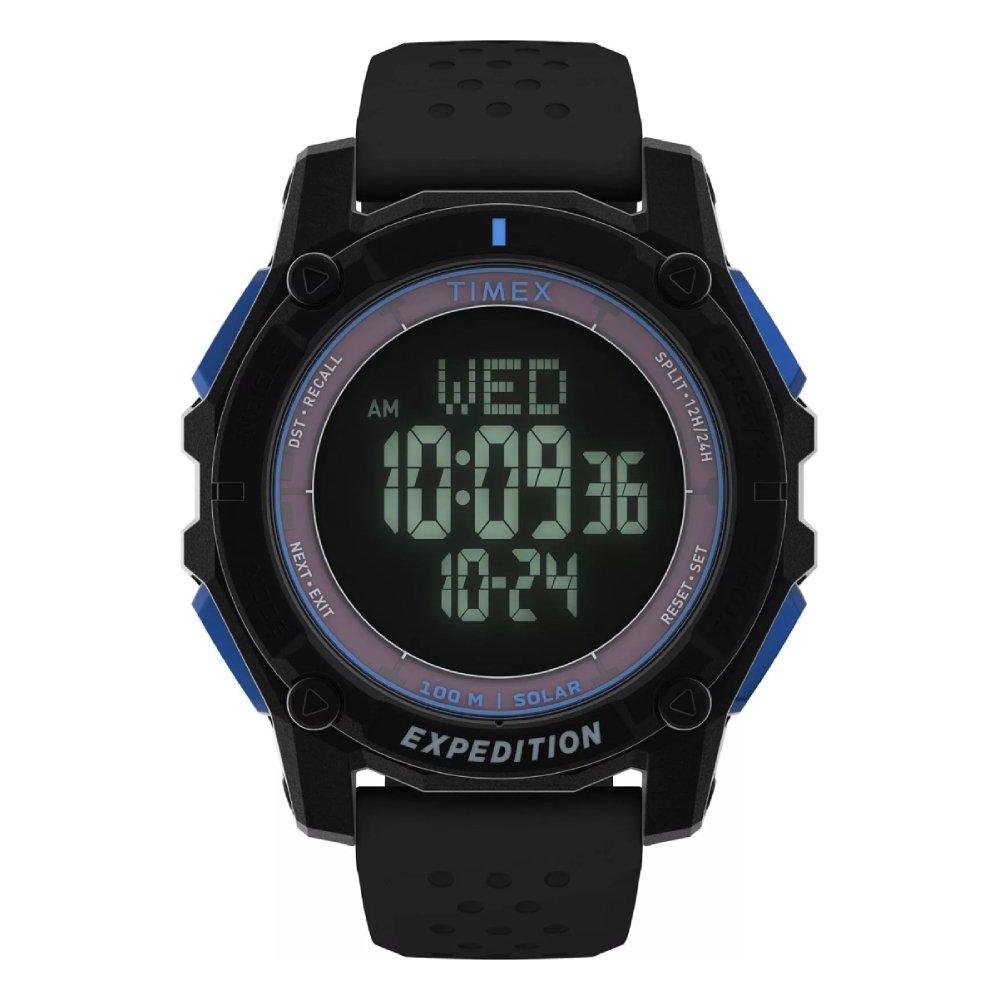 Timex Watch For Men 49mm Black Strap TW4B33900 Black