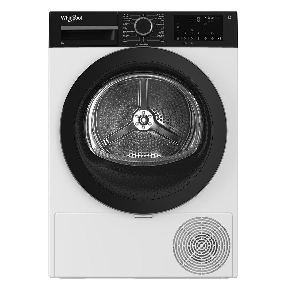 Whirlpool 9kg Heat Pump Dryer, WDH 092S WBME – White