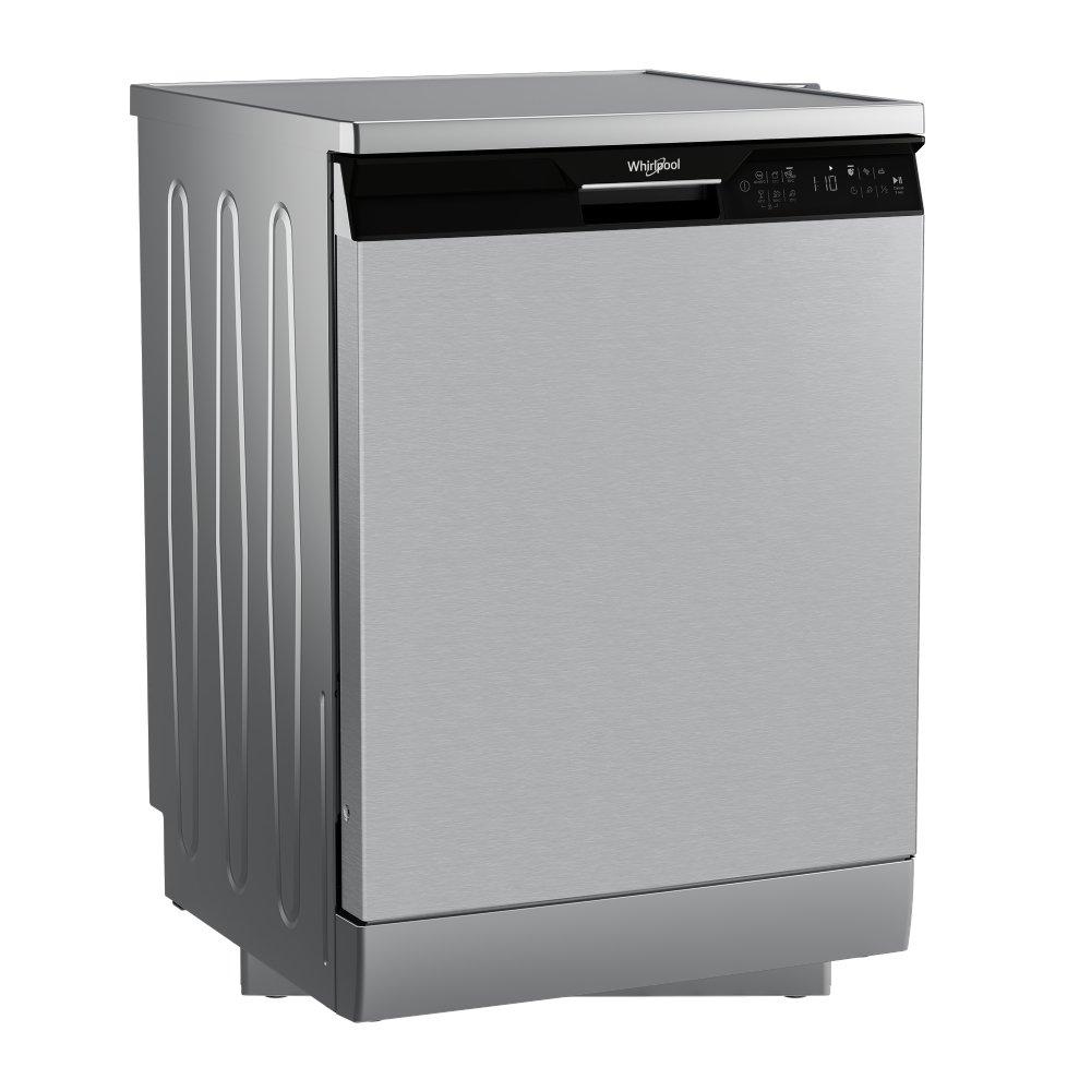 Whirlpool 6 Programs 15 Settings Free Standing Dishwasher, WFD 656DDI3 MME - Pearl Inox