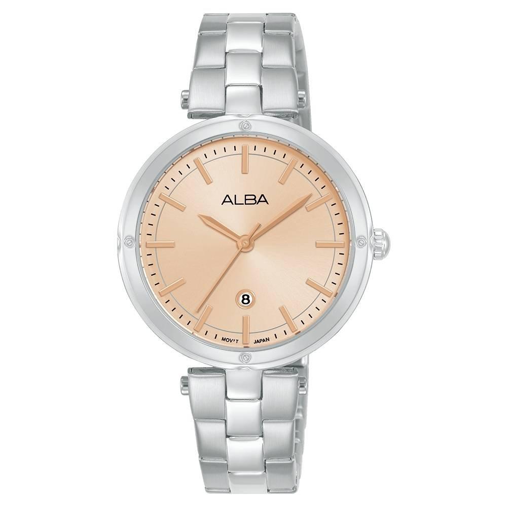 Alba Watch For Womens Quartz Analog 32mm Silver Strap AH7DE1X1 Silver