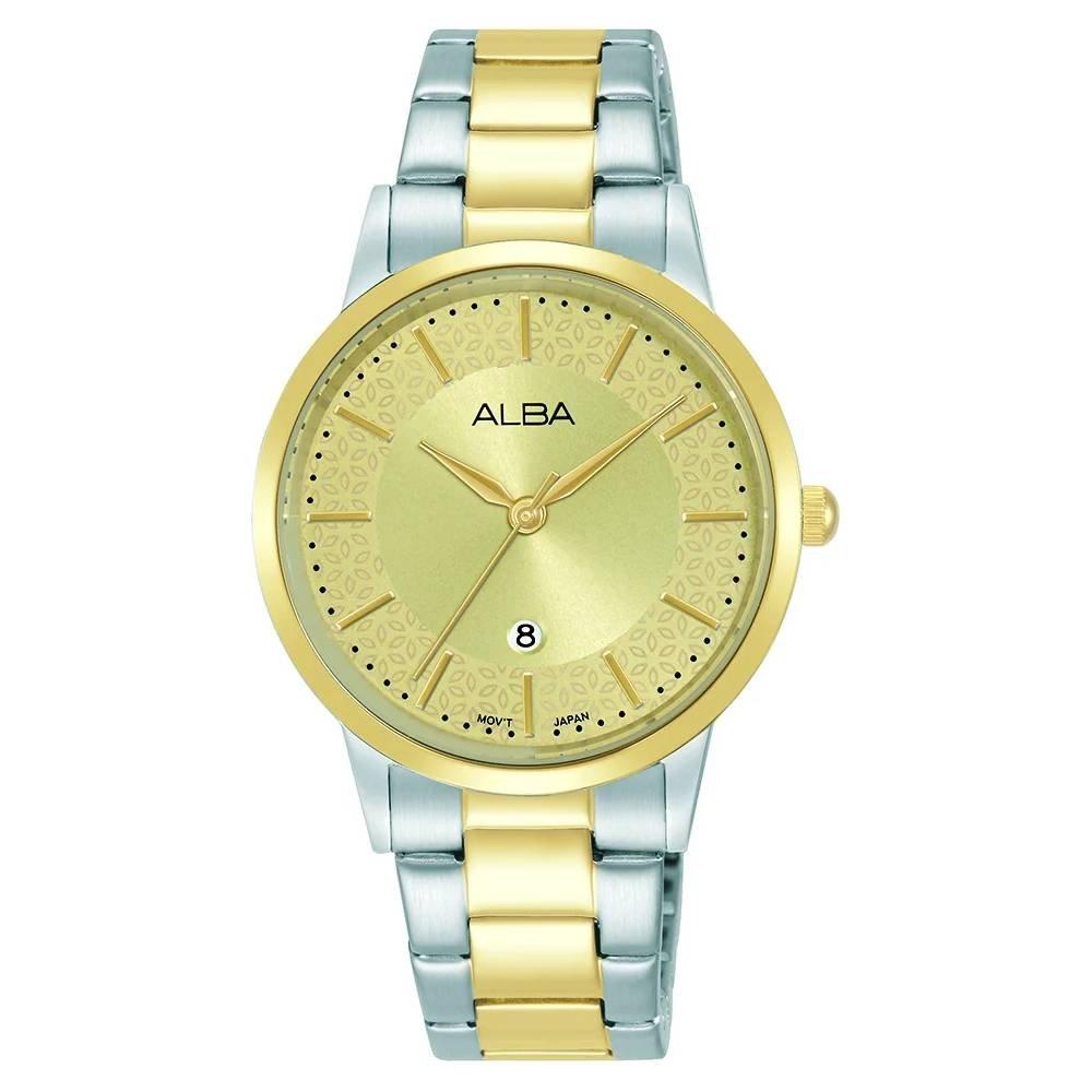 ساعة ألبا للنساء كوارتز أنالوج 32 ملم سوار ستانلس ستيل AH7DF0X1 فضي