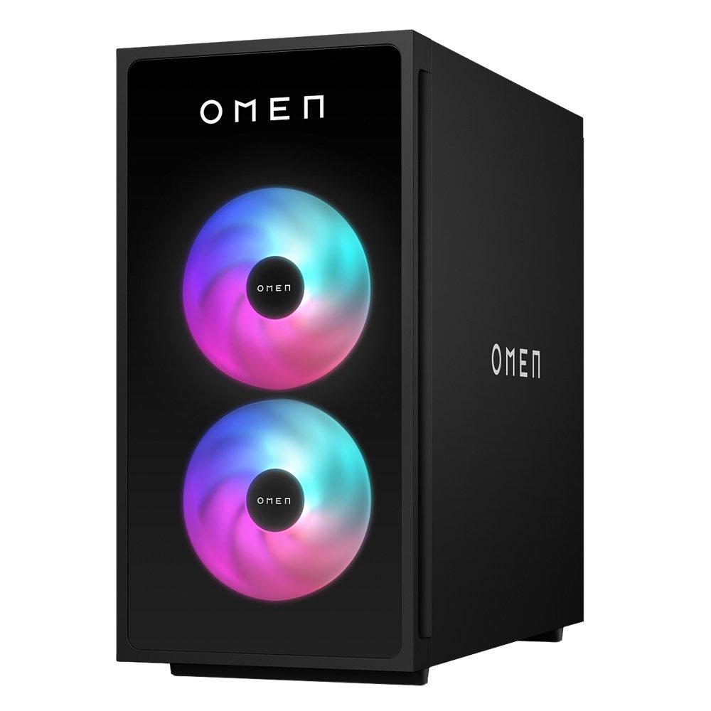 كمبيوتر مكتبي اتش بي أومن، إنتل كور الترا 7، 64 جيجابايت رام، 2 تيرابايت اس اس دي، نيديا جي فورس ار تي اكس  5080، ويندوز 11 هوم، GT16-0019NE - أسود