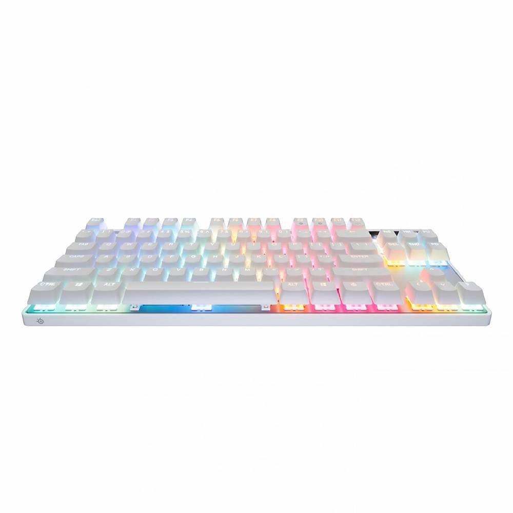 STEELSERIES Apex Pro TKL Gen 3 Gaming Keyboard, 64898 – White