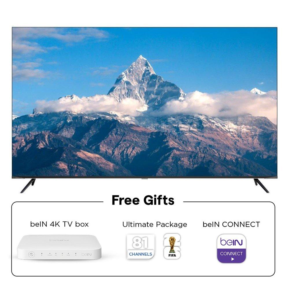 Wansa 85" QLED Google TV, WQD85OGT63X - Black