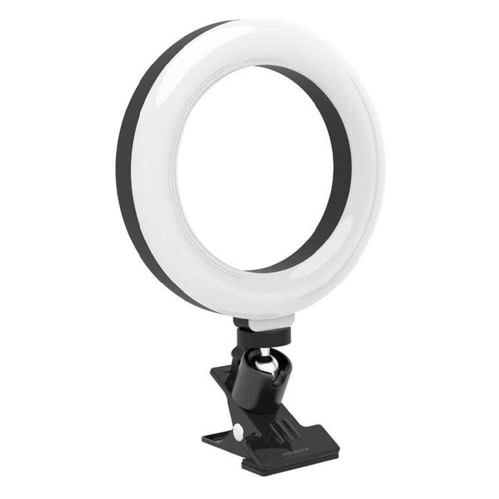 Hyphen 6" LED Ring Light with Clamp, HVR-6RLC4626 - Black