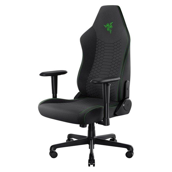 Razer Iskur V2 X Gaming Chair with Lumbar Support and Fabric Finish - Black