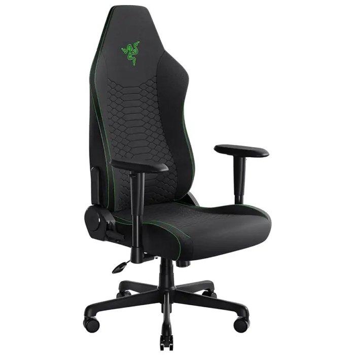 Razer Iskur V2 X Gaming Chair with Lumbar Support and Fabric Finish - Black