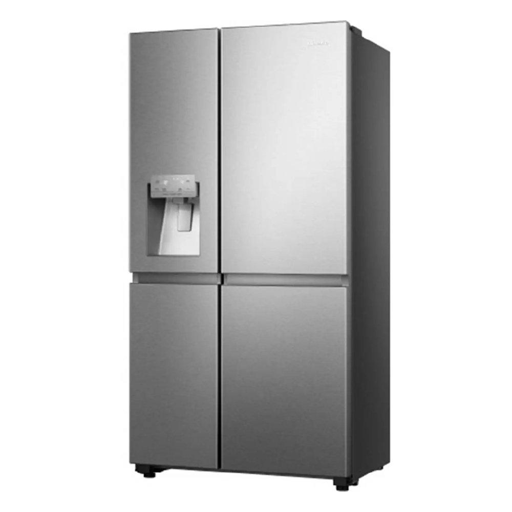 Hisense Side By Side Refrigerator, 601 L, 21.2CFT, RS5P819STC - Inox