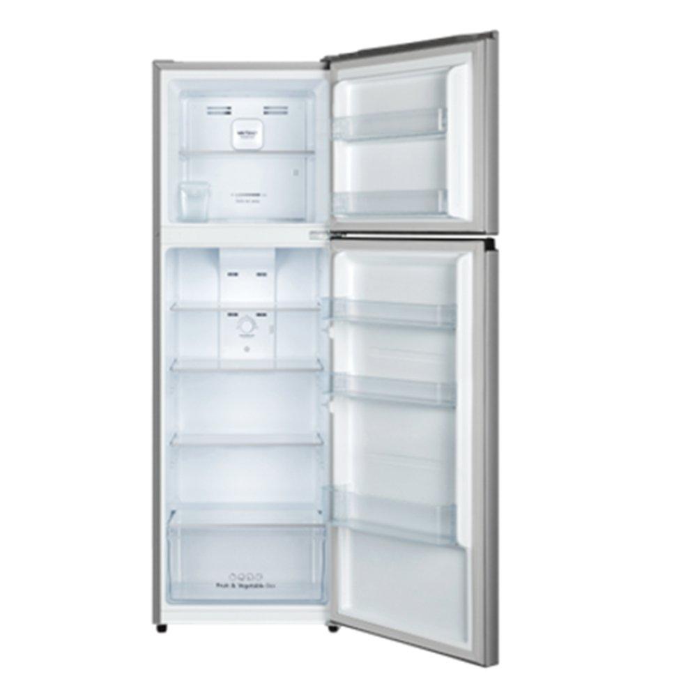 Hisense Top Freezer Refrigerator, 250L, 8.8 CFT, RT328N4DGN1 - Inox