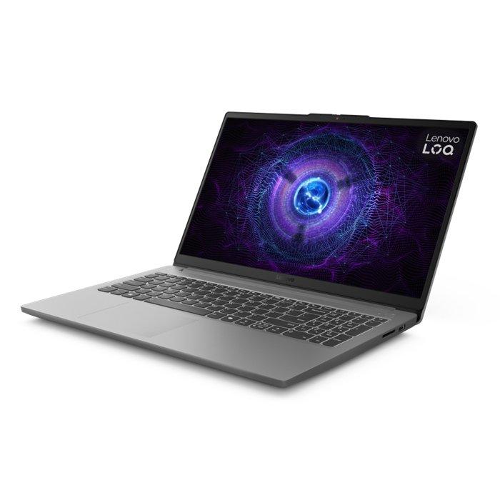Lenovo LOQ  15IAX9 Gaming Laptop, Intel Core i5-12450HX, 16 GB RAM, 512 GB SSD, 15.6 inches, NVIDIA GeForce RTX 2050 4GB GPI, Windows 11 Home, 83LK001SAX - Luna Grey
