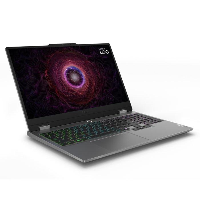 Lenovo LOQ 15ARP9 Gaming Laptop, AMD Ryzen 5 7235HS, 24 GB RAM, 512 GB SSD, 15.6 inches, NVIDIA GeForce RTX 3050 6GB, Windows 11 Home, 83JC009KAX - Luna Grey