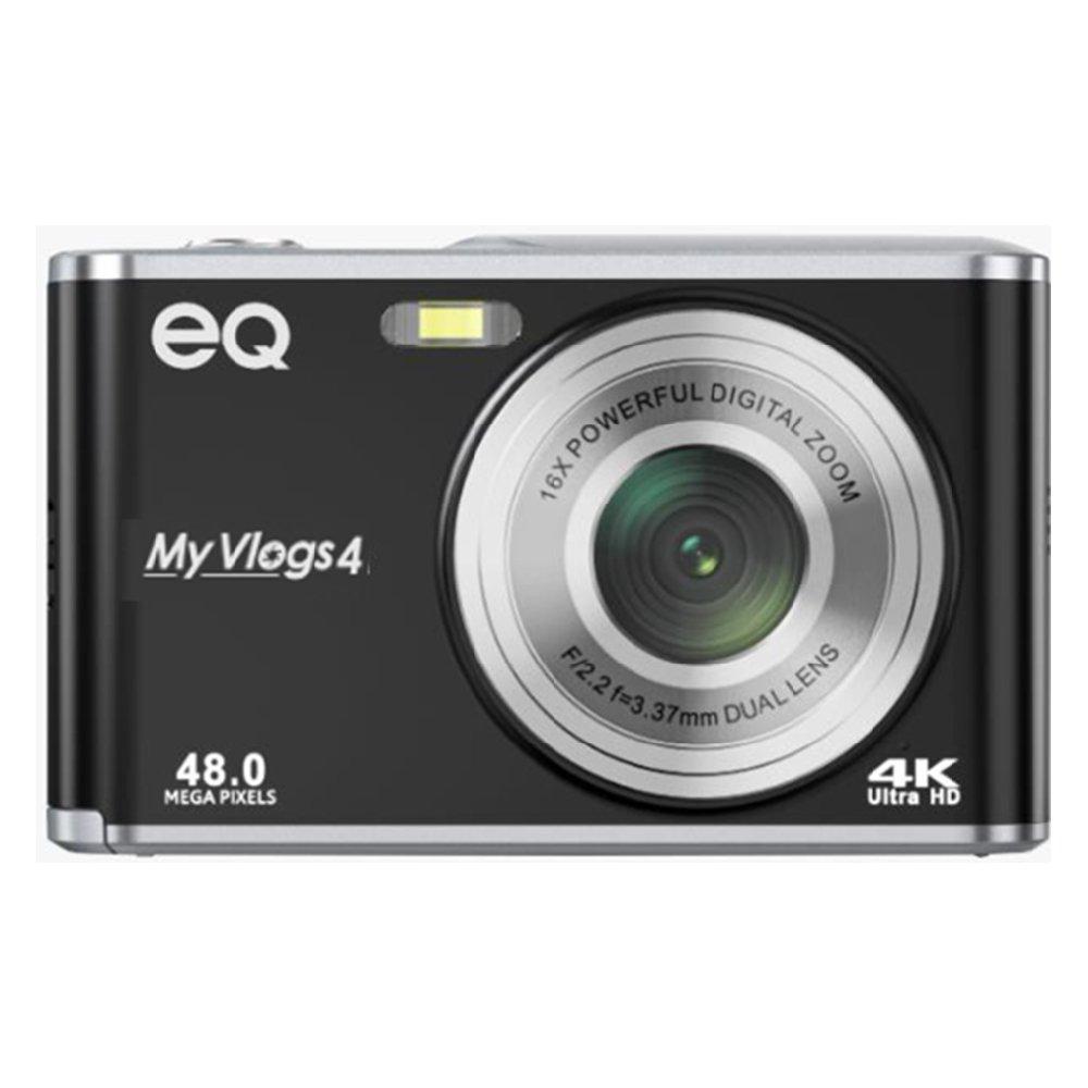 EQ Camera 48MP 16 Digital Zoom, MyVlogs4 - Black