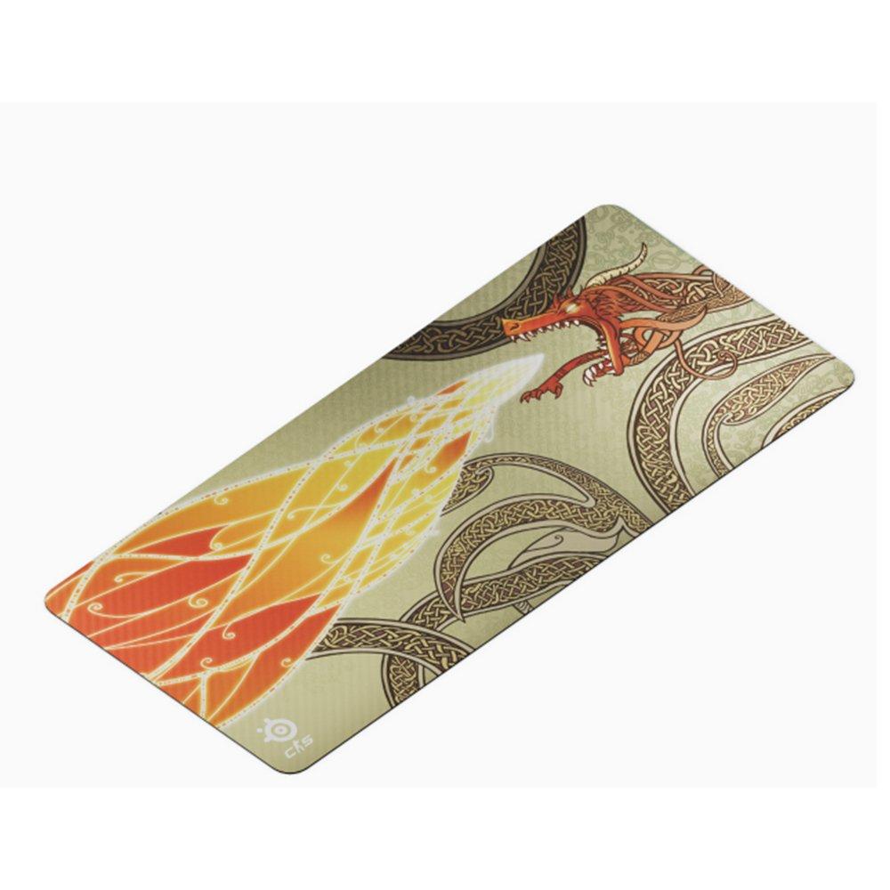 SteelSeries Qck XXL CS2 Dragon Lore Edition Gaming Mousepad, 63448 – Multicolor