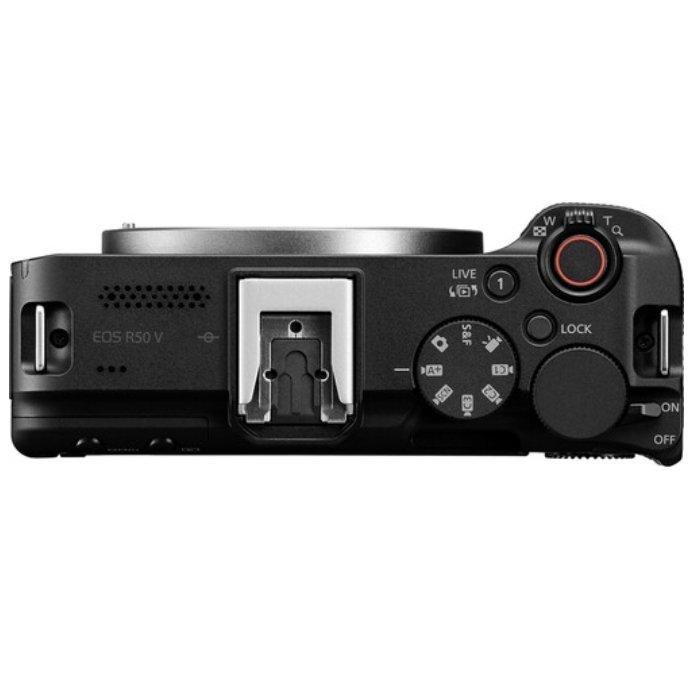 Canon EOS R50 V Mirrorless Camera Content Creator Kit with 14-30mm f/4-6.3 Lens - Black