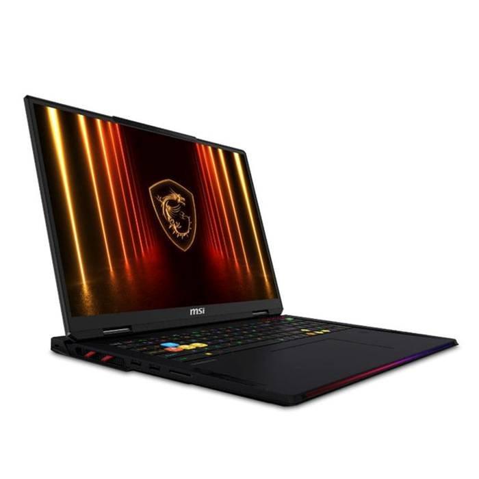 MSI Raider 18 HX AI A2XWIG Gaming Laptop,  Intel Core Ultra 9, 64GB RAM, 2TB NVME SSD, 18" UHD+ 120HZ, NVIDIA GeForce RTX 5080 16GB, Windows 11 Home - Black