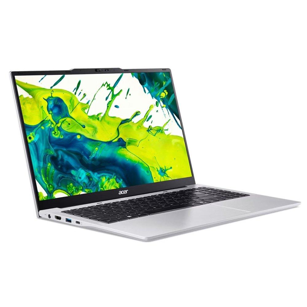 Acer Aspire Lite 15 Laptop, AMD Ryzen 7, 16GB RAM, 512GB SSD, Shared Graphics, 15.6” FHD, Windows 11 Home, AL15-61P-R7RE - Silver