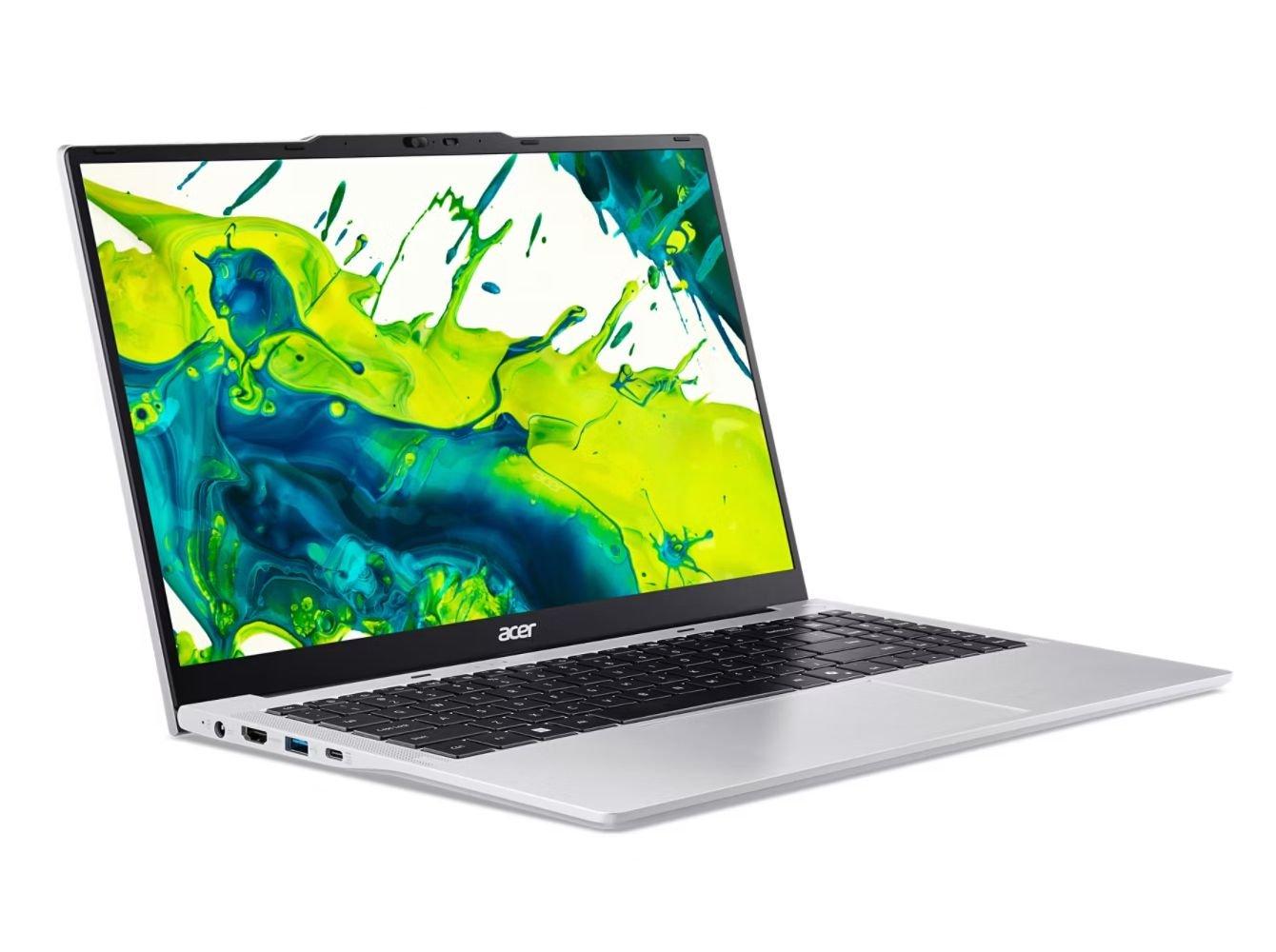 Acer Aspire Lite Laptop, Intel Core i7, 16 GB RAM, 1TB SSD, UHD 15.6", Windows 11 Home, AL15-72P-79LC - Silver