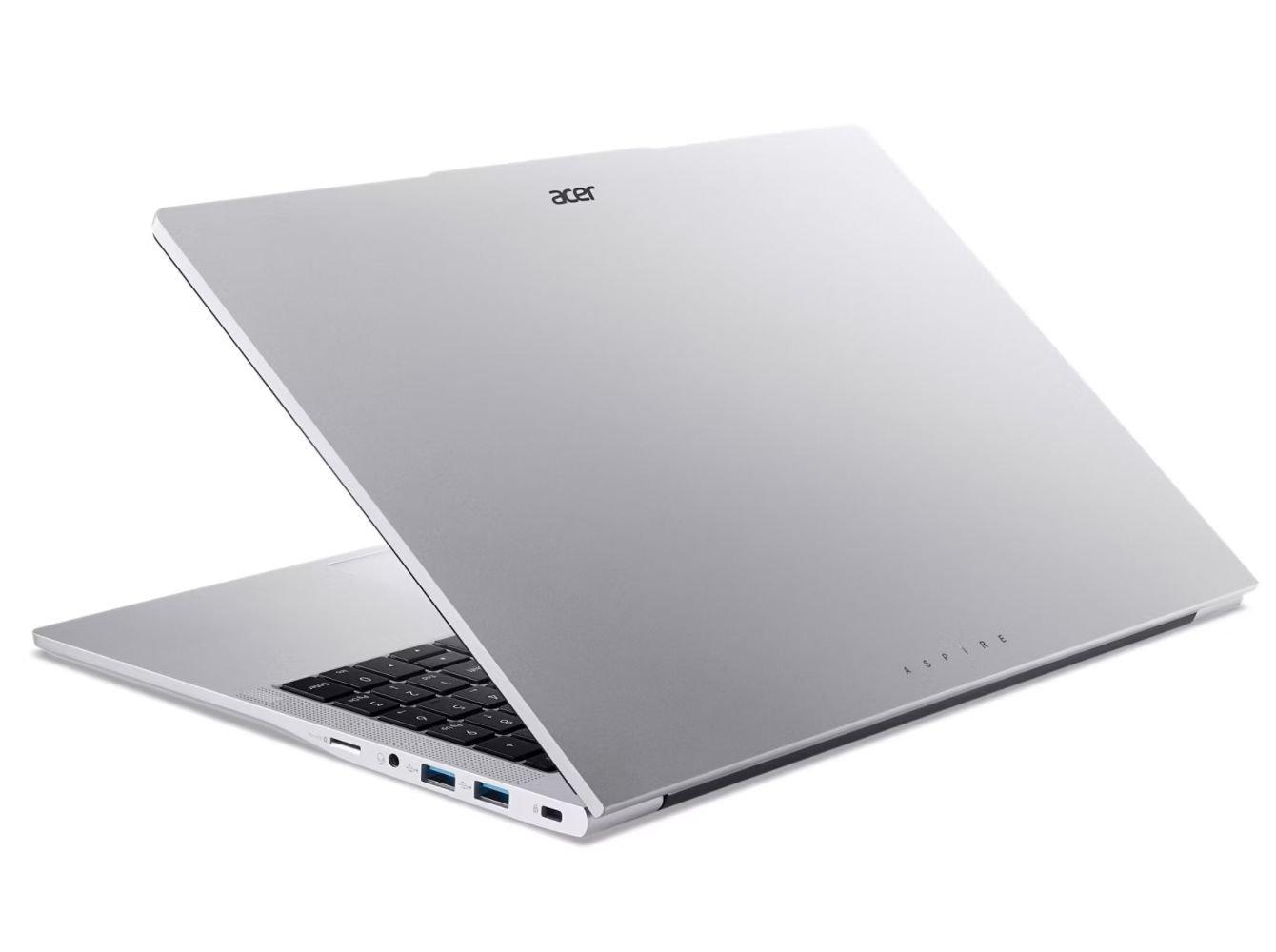 Acer Aspire Lite Laptop, Intel Core i7, 16 GB RAM, 1TB SSD, UHD 15.6", Windows 11 Home, AL15-72P-79LC - Silver