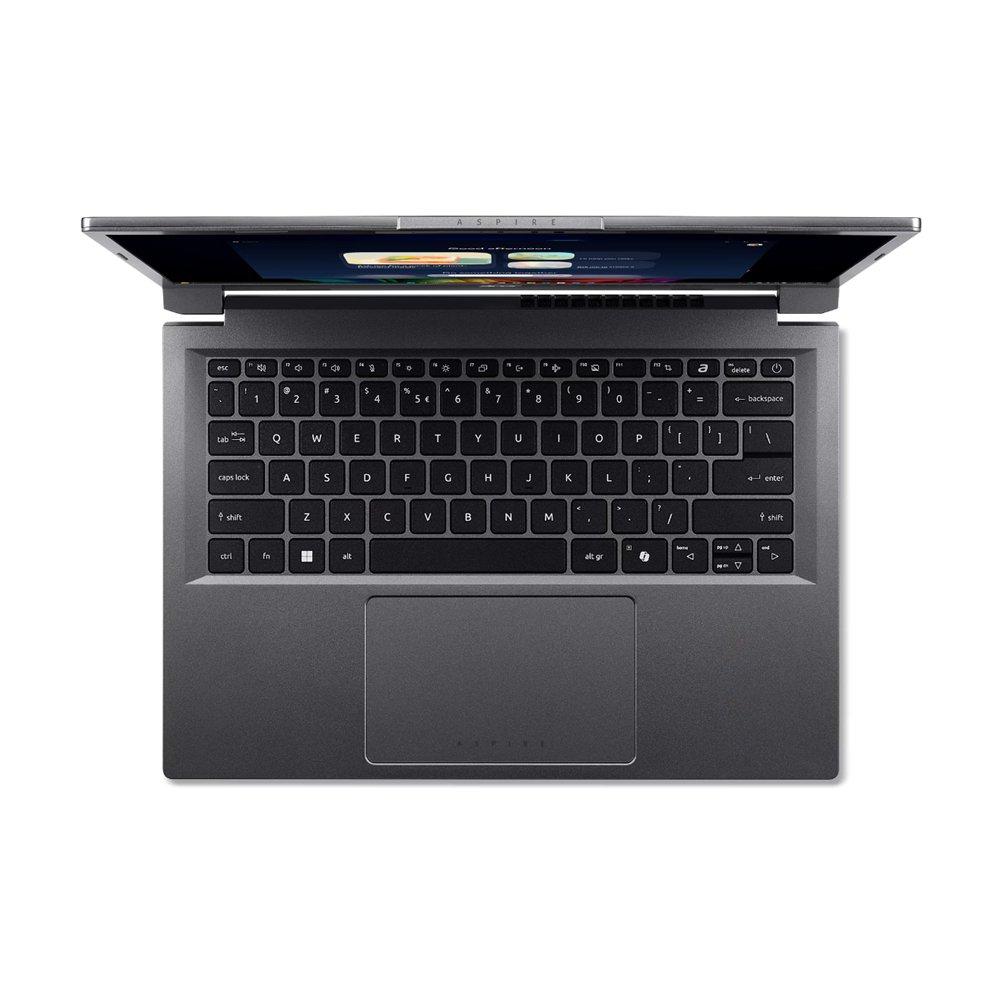 لابتوب أيسر أسباير 14 AI، إنتل كور ألترا 7، 16 جيجابايت رام، 1 تيرابايت اس اس دي، إنتل آرك جرافكس، 14 بوصة، ويندوز 11 هوم، A14-52MT-77YQ - رمادي