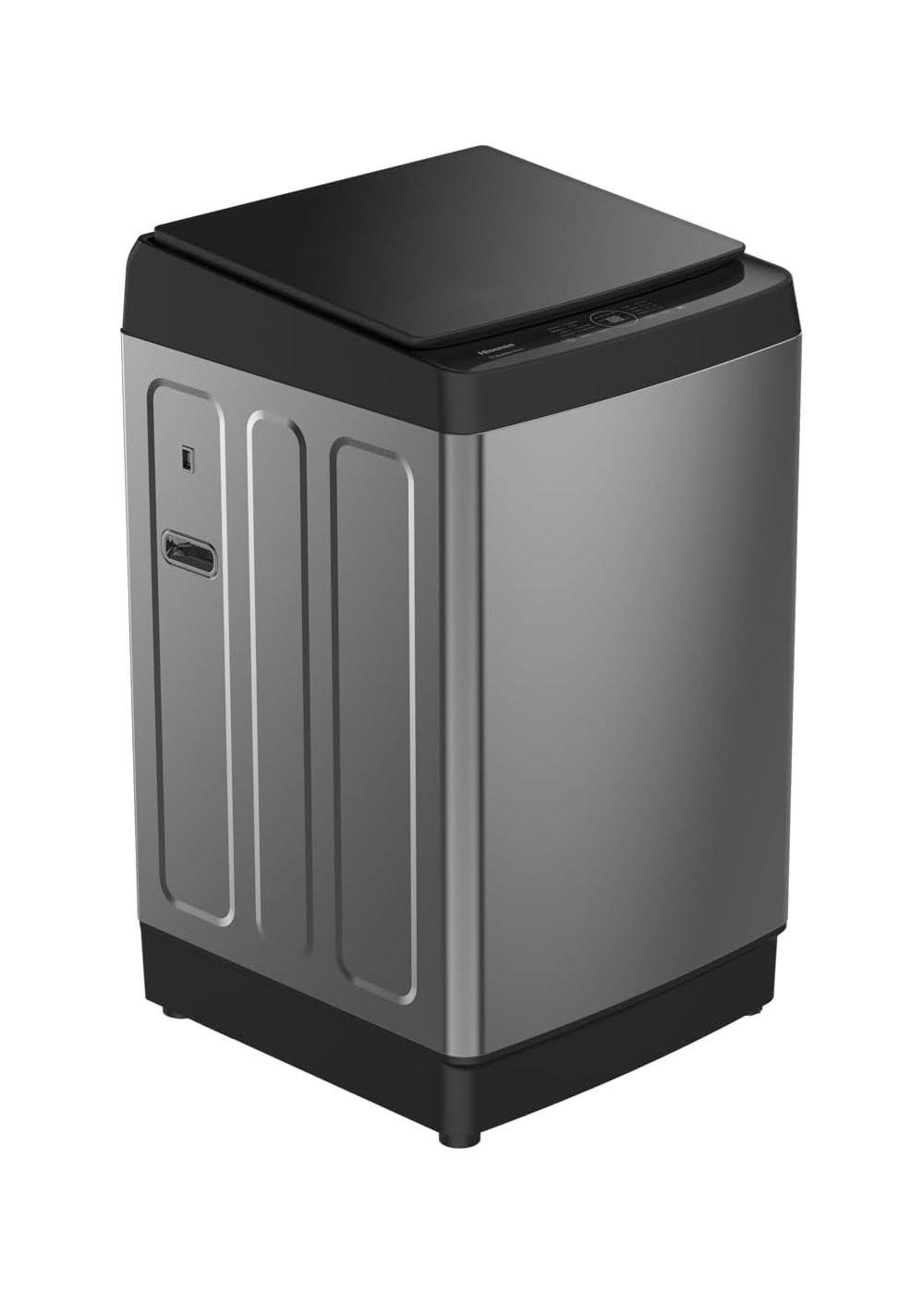 غسالة ملابس هايسنس تحميل علوي، 8 كجم، WT3K8022UT - رمادي