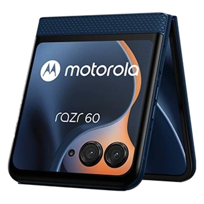 هاتف موتو رازر 60  5جي من موتورولا، شاشة 6.9 بوصة، 256 جيجابايت، 8 رام، PB9C0003AE- ازرق