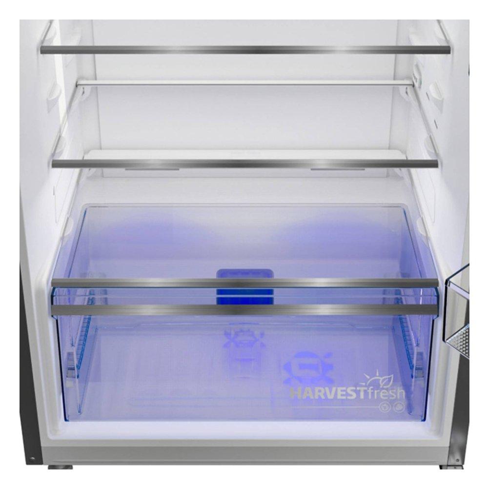 Beko Top Freezer Refrigerator, 367L, 13CFT, RDNG49M20SX - Silver