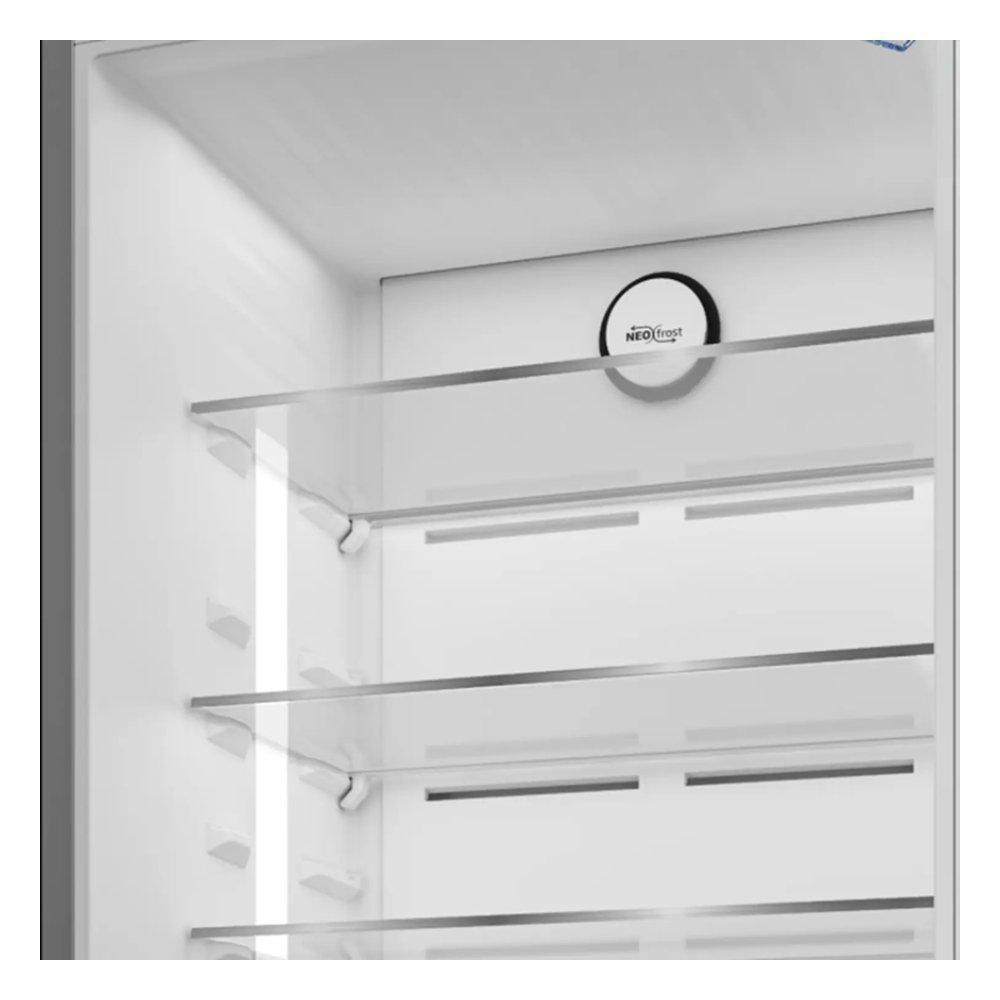 Beko Top Freezer Refrigerator, 367L, 13CFT, RDNG49M20SX - Silver
