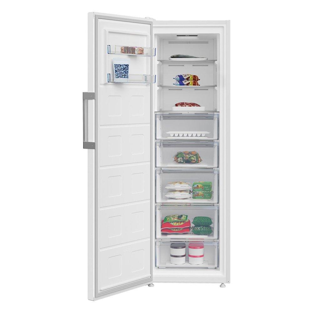 Beko Upright Freezer, 286L, 10.1CFT, RFNE360W - White