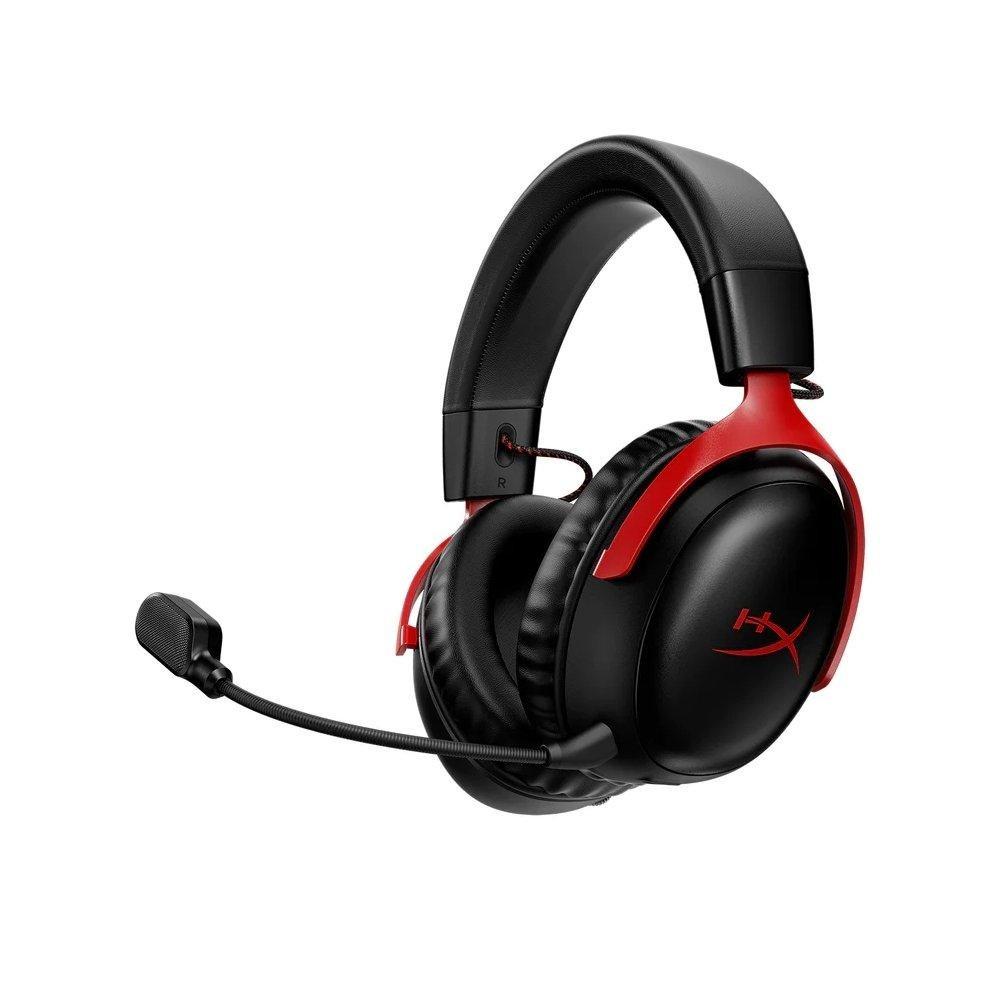 HyperX Cloud III S Wireless Gaming Headset ,A59Z0AA  - Black/Red