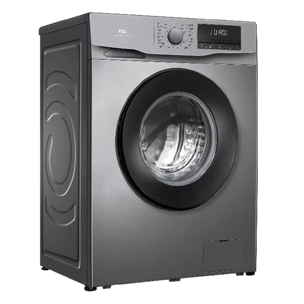 TCL Front Load Washing Machine, 8KG, P608FLG– Dark Grey