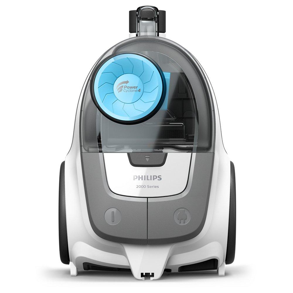 Philips 2000 Series Bagless Vacuum Cleaner, 1800W, 1.3L, XB2023/61 - White/Blue