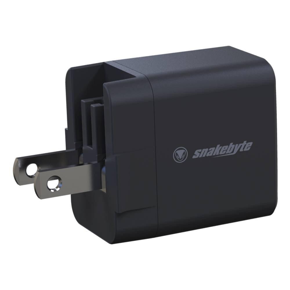 snakebyte Power Charge S2 30W Wall Charger with GaN technology - Black