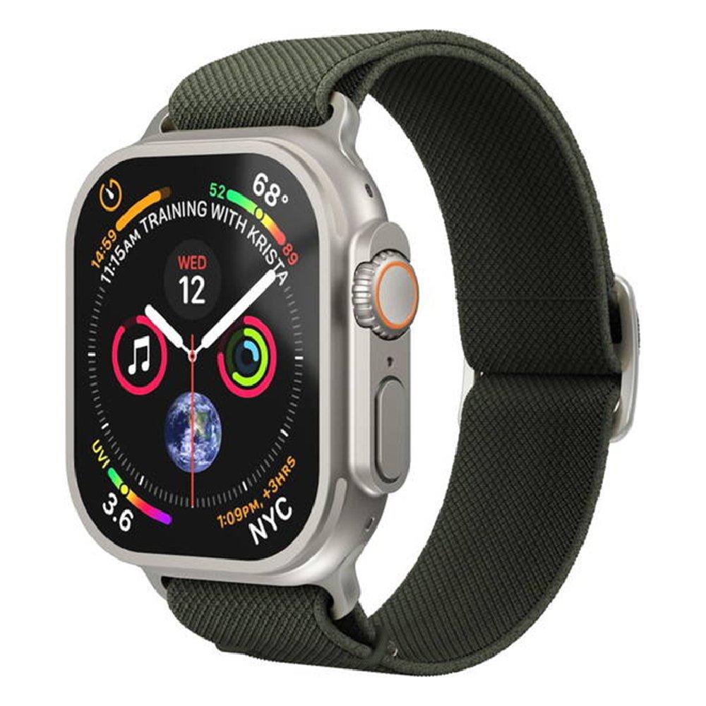 حزام فونماهلين الكلاسيكي من النايلون لساعة أبل ٤٢/٤٤/٤٥/٤٩ مم – زيتي