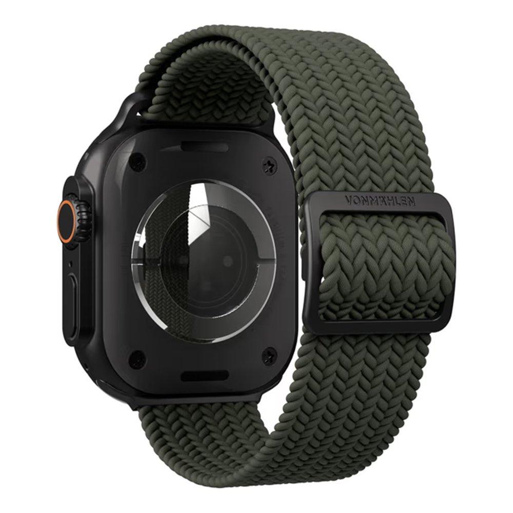 حزام فونماهلين  المنسوج  لساعة ابل مقاس 42/44/45/49 مم – زيتي