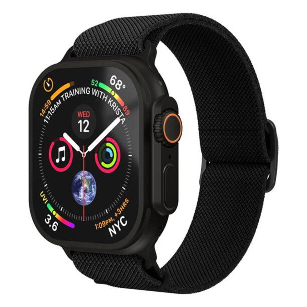 Vonmahlen Classic Nylon Strap for Apple Watch 44/45/46/49 - Black