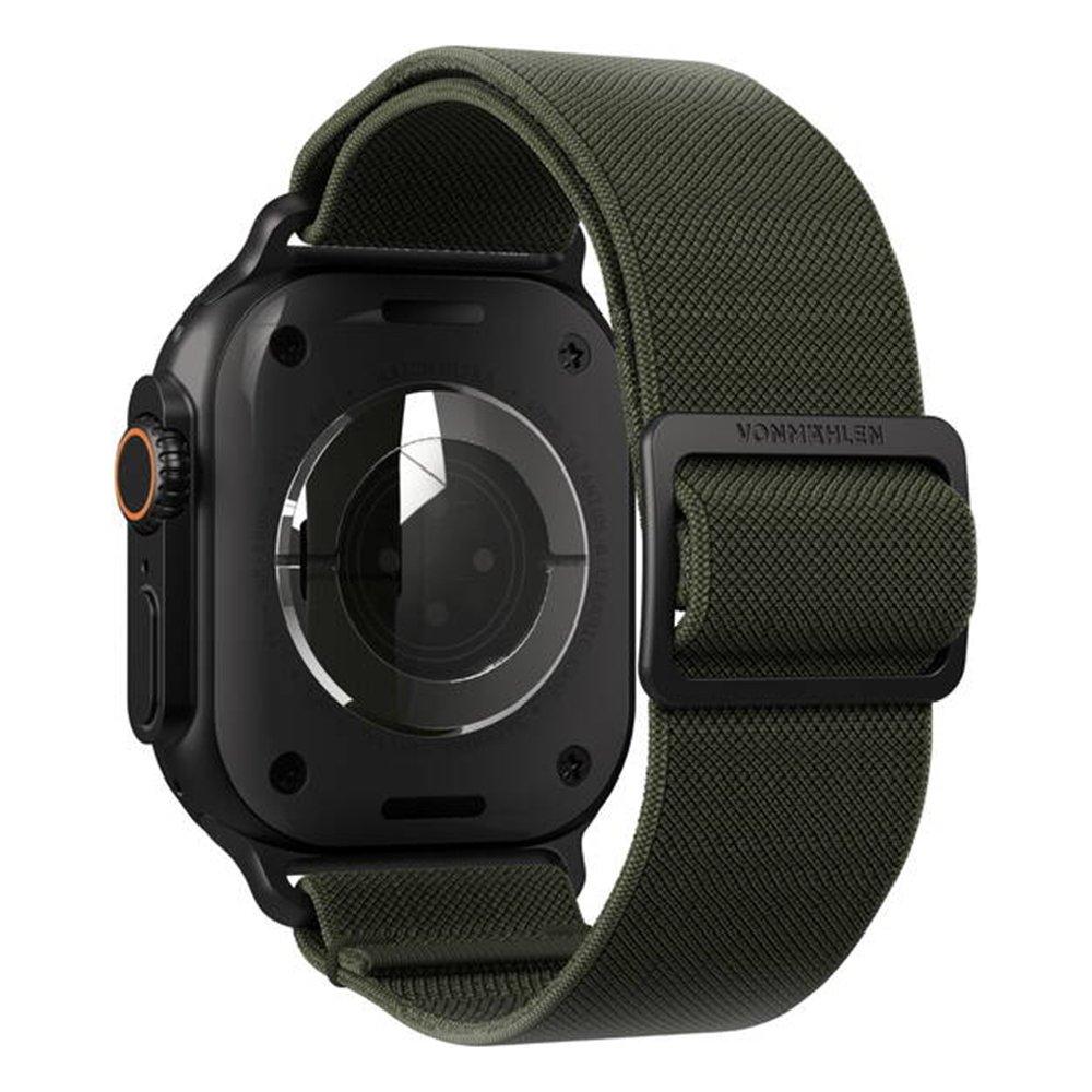 Vonmahlen Classic Nylon Strap for Apple Watch 44/45/46/49 – Olive