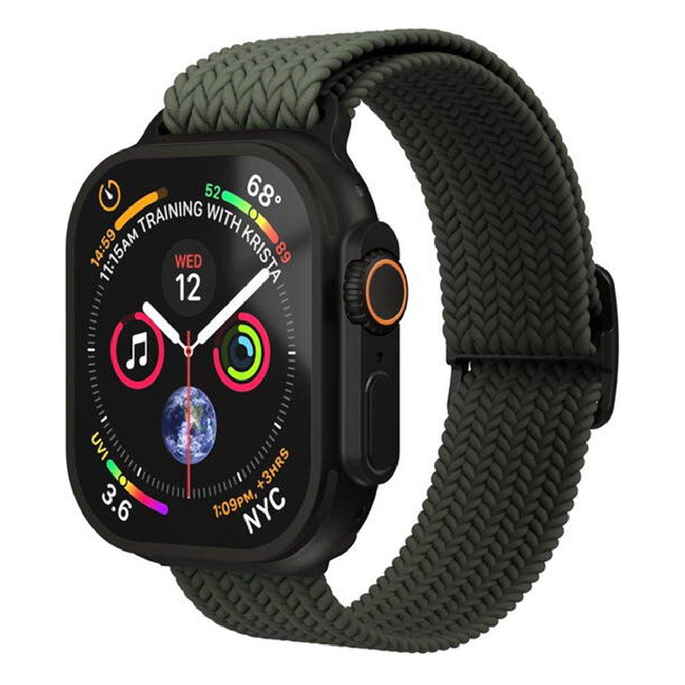 Vonmahlen Woven Loop Strap for Apple Watch 44/45/46/49mm– Olive