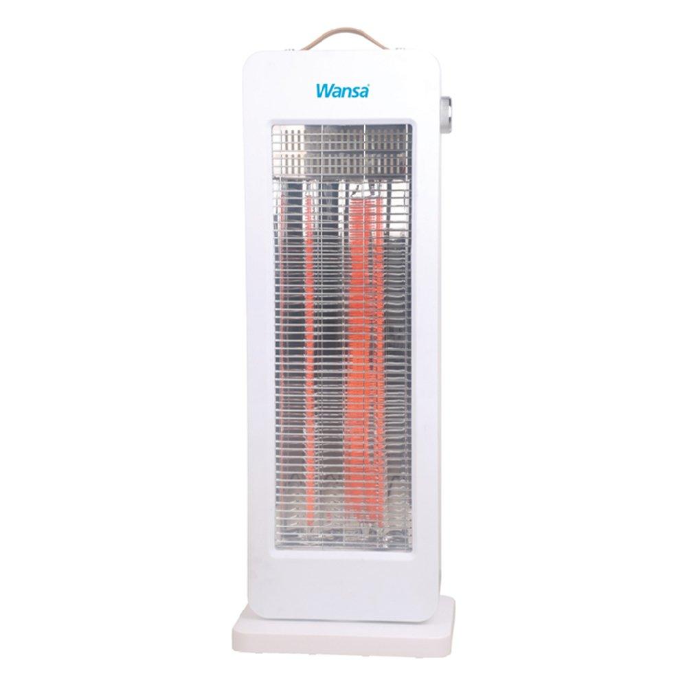 Wansa 1200W Carbon Heater 2 Lamps, HM-608H - White