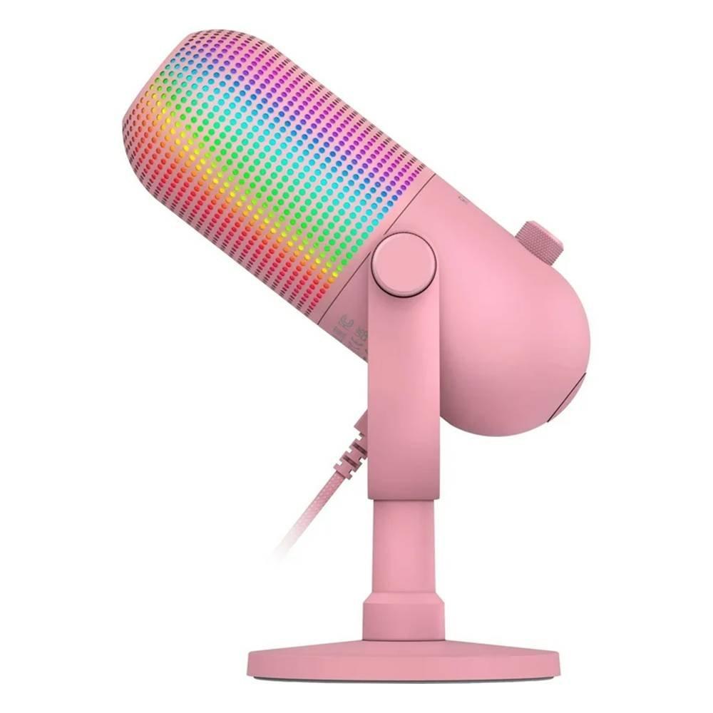 Razer Seiren V3 Chroma RGB USB Microphone with Tap-to-Mute, RZ19-05060300-R3U1 - Pink 